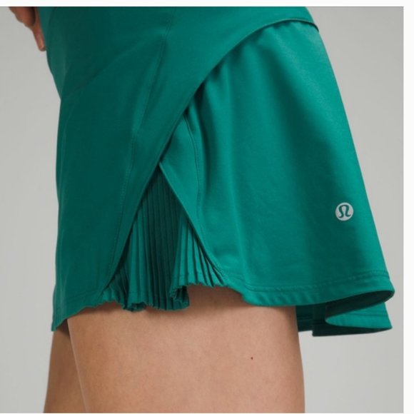 NWT LULULEMON Play Off Pleats Skirt TEAL LAGOON - Picture 2 of 6